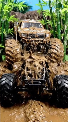 RC Monster Truck MUD SPLASH! 🤯 Epic Off-Road Action! 🚜