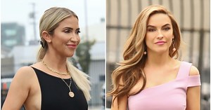 Kaitlyn Bristowe and Chrishell Stause Dress Up on 'DWTS' Set