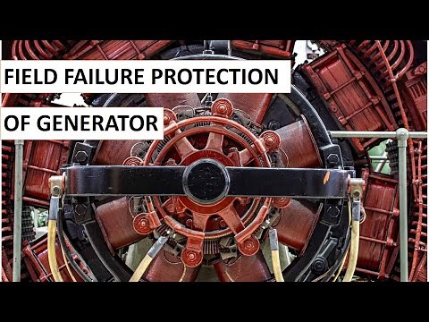 Generator Field failure protection/Loss of excitation of Generator in Hindi [Practical]