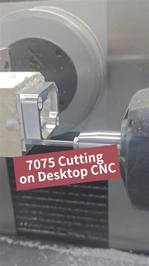 227K views · 1K reactions | Tried the 7075 Aluminum on Xmachine XM-100 today! Check out the result! #minicnc #metalmachining #desktopcnc #cncmachine | Xhorse 3D | Facebook