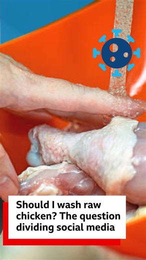 Whether you wash your chicken or not before cooking has sparked fierce debate on social media. 🎧 The invention of chicken: https://bbc.in/4tgwdVw | BBC World Service