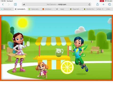 Nick Jr. Lemonade Stand Game
