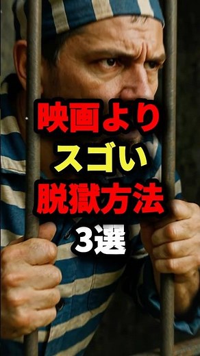 300,000 views! [Never try this] 3 prison escape methods that are even more amazing than the movie...