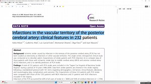 大脑后动脉供血区梗死：232例患者的临床特征
