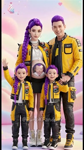 Crystal Belly🔮Huntrix Family 💒 #kpopdemonhunters #shorts #demonhunters #kpop #huntrix #golden #cute