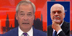 Nigel Farage skewers Albania’s Brexit-hating PM and demands ‘take all your criminals back’ after dig at Britain