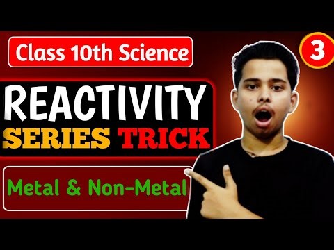 Reactivity Series Trick | Learn Reactivity Series with Truck Method | Class 10 Science Chapter 3