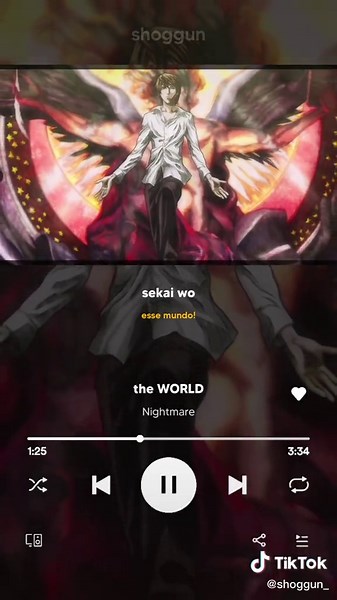 Death Note OP 1 #nightmare #theworld #deathnote #kira #lightyagami #L #misaamane #ryuk #shinigami #anime #animeedit #opening #tradução #fyp #fypシ