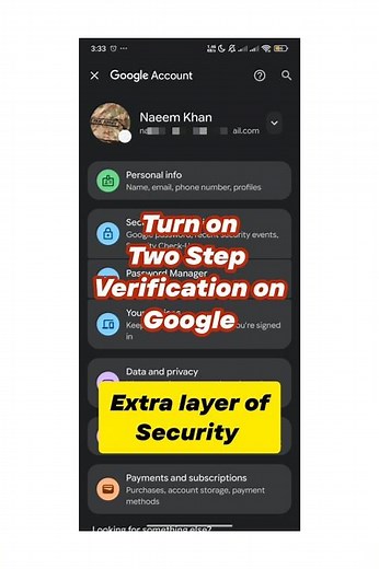 Google Two Step verification | How to turn on Google Two Step verification