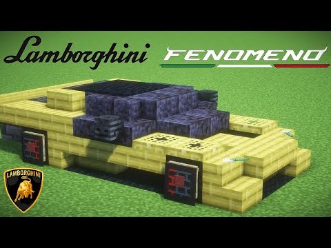 Minecraft | Lamborghini Fenomeno Tutorial