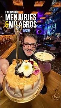 We try out the new FINE DINING dishes at Menjurjería Milagros