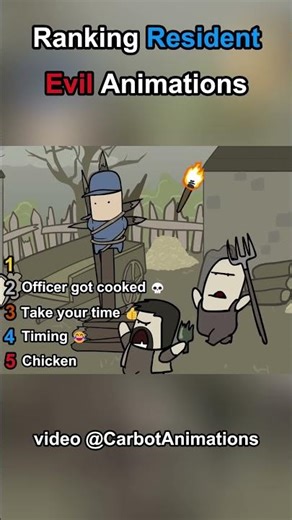 Ranking Resident Evil Animations #re4shorts