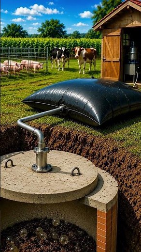Turn Animal Waste into GAS and ELECTRICITY | How a Biodigester Works