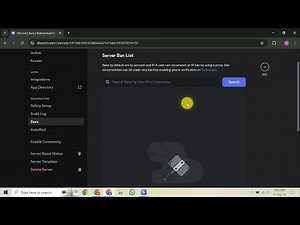 How To Unban A User On Discord
