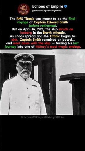 ​The tragic secret of the Titanic’s Captain...