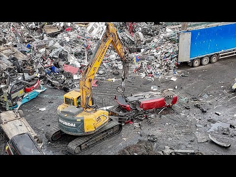 Car Recycling Process | Car Dismantler | End Of Life Vehicles | Scrap Yard | Automobile Scrap Cars