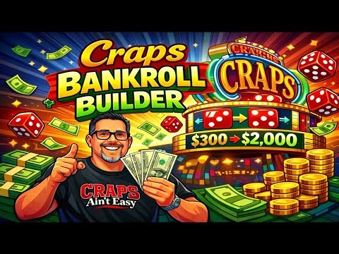 Turn $300 into $2,000: The Ultimate Craps Bankroll Blueprint #casino #gambling #gaming
