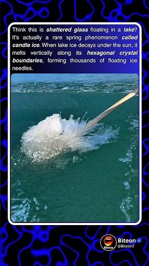 Nature's Floating Ice Crystals