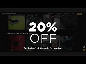 New Website Launch | Get Up to 20% OFF Ceramic Pro Services | Magic Hands Car Wash Miami