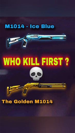 Best M1014 Gun 🔥 Who Kills First? 😈 #freefire #freefiremax #gaming
