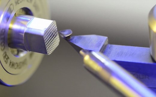 Single Point Diamond Turning_ Lens Array, Pyramid，private collection，三轴加工阵列