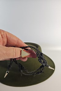 Barbed Wire Leather Hat Band With Mookaite Jasper Stone - Women's or Men's Hatband - Artisan Handmade -hat Accessories - Cowboy Hat Jewelry - Etsy