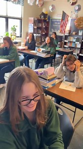 April Fools' Prank - students prepare for a power outage by trying to work with their eyes closed! | Our Lady of the Greenwood School
