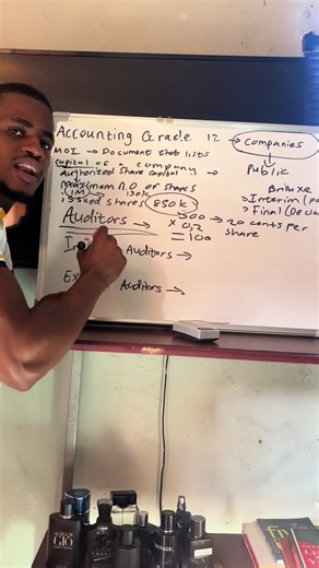 Auditors Grade 12 Accounting. #accounting #grade12 #highschool