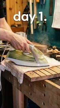 How to bend wood at home without a steam box.