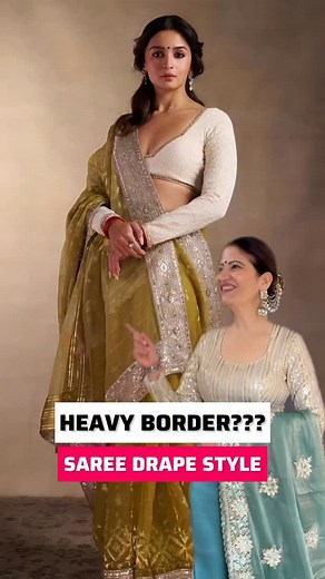 Get this trendy look like @aliaabhatt in these simple steps A unique drape to highlight your saree border in a stylish and elegant style 💕 This beautiful saree is from @sai_dresses_official Contact details Call / WhatsApp : 91 9909294455 📦 ONLY WHOLESALE ❌ SINGLE PIECE NOT AVAILABLE ➡️ SINGLE SET ORDERS ARE ACCEPTED ✈️ WORLD WIDE SHIPPING ✅ CASH ON DELIVERY AVAILABLE ▶️ Website : www.saidresses.com 📍5th Floor Auditorium Hall, Surat Textile Market, Ring Road, Surat, Gujarat - 395002 | Gehani H
