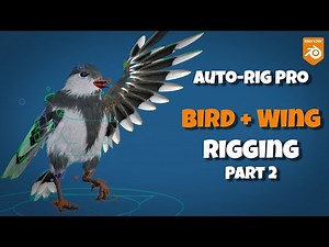 Auto-Rig Pro: Bird & Wing Rigging tutorial, Part 2 [Blender]