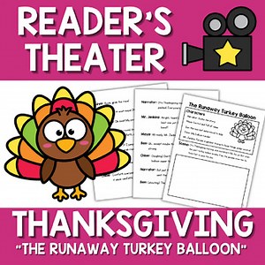 Thanksgiving Parade Readers Theater Activity | Fun Skit Play Center
