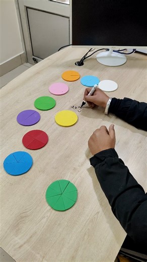 Rinku Parjapat on Instagram: "📐 Area of Circle — proved live in Maths Lab! No mugging up, no shortcuts — only clear concept. This is how maths should be taught. Simple. Visual. Logical. Understand once — remember always. 💯 #MathsActivity #CircleProof #SmartTeaching #MathsConcept #EducationReel"