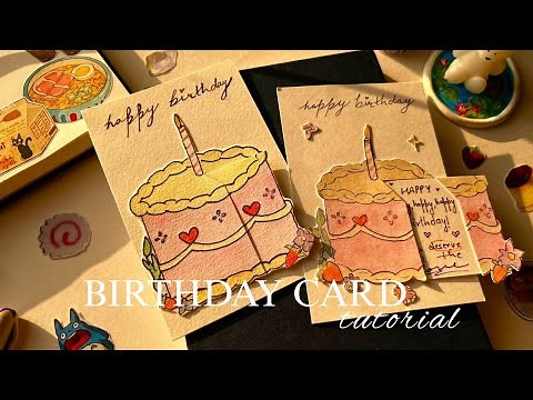 Interactive birthday card complete tutorial 🎂