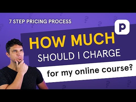 How much should I charge for my online course? (7 step pricing process)