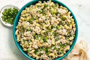 Tuna Macaroni Salad (healthy tuna pasta salad recipe!)