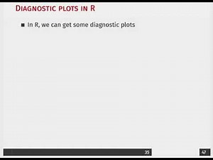Week 6, Lecture 11, Part 8: Diagnostic Plots in R