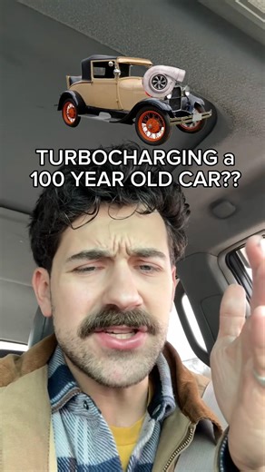 How much power do you think she'll make on the dyno?! #ford #modela #turbocharger #mechanic #shorts