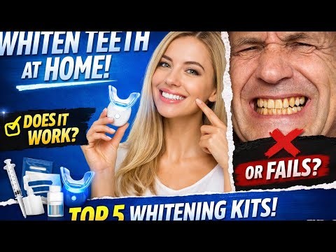TOP 5 At-Home Teeth Whitening Kits !!Cases where it Works OR Not !!Dentist Reveals🦷🙌✅