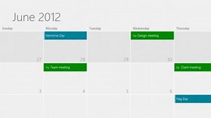 Microsoft: Kalender-App von Windows 8 ist bewusst einfach gehalten - Golem.de
