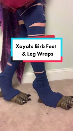 Xayah Cosplay Leg Wraps Tutorial