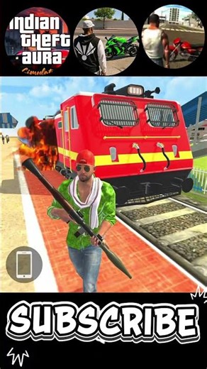 Franklin vs Train - Crazy Train Jump Challenge in Indian Bike 3D! #indianbike3d
