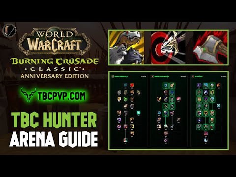 Basic Hunter Arena PvP Guide 🟢 All Specs, Talents, BiS List & 2v2 Comps! TBC Anniversary