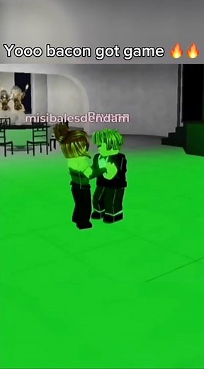Bacon hair and acorn hair love story in Roblox ❤️