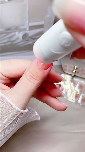 Nail Sticker - Easy nail design idea 2395 ||