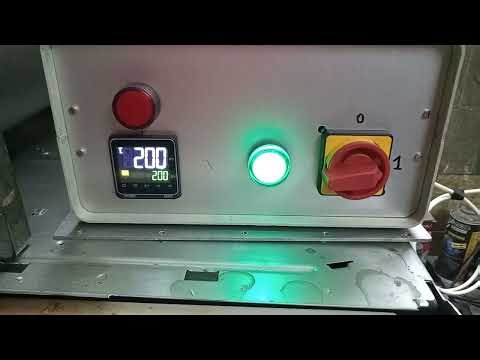 Testing heat treat oven on tempering temperature