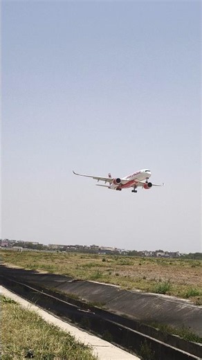 air India b365 lending in Delhi #aviation #airplane #airport #airbus