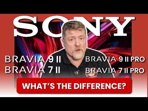 What’s With the PRO Versions of the BRAVIA 7 II and BRAVIA 9 II True RGB TVs? Here’s the Scoop