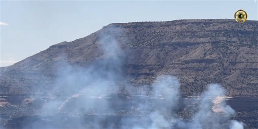 Fault Line Fire near Colorado National Monument only accessible by boat, crews managed to stop spread