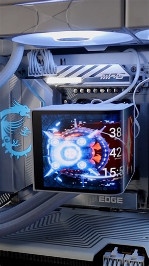 A white-out build with zero compromises: 9800X3D, Mercury White 9070 XT, 48GB RAM, and 2TB of pure speed. #evetech #PCbuild #prebuiltpc #prebuiltgamingpc #gamertiktok | Evetech